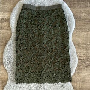 Assali Lace Pencil Skirt S